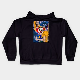 China NFT - A Blend of Tradition and Modernity: Female Character with Basic Mask Kids Hoodie